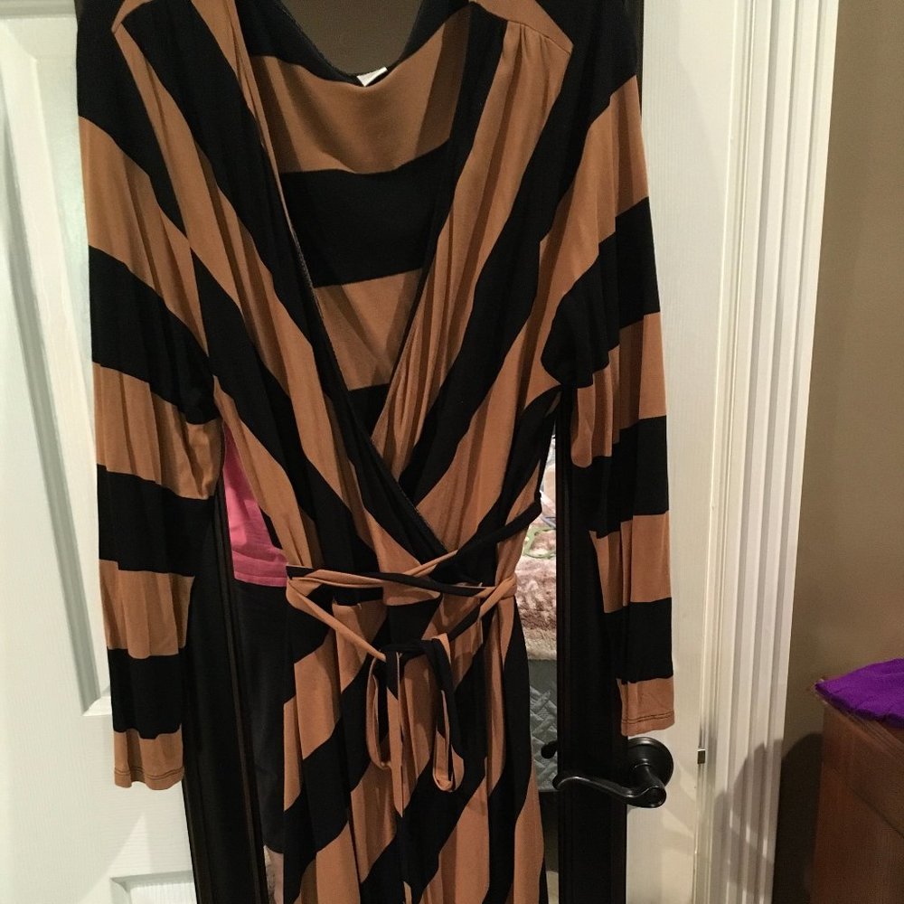 Faux Wrap Dress